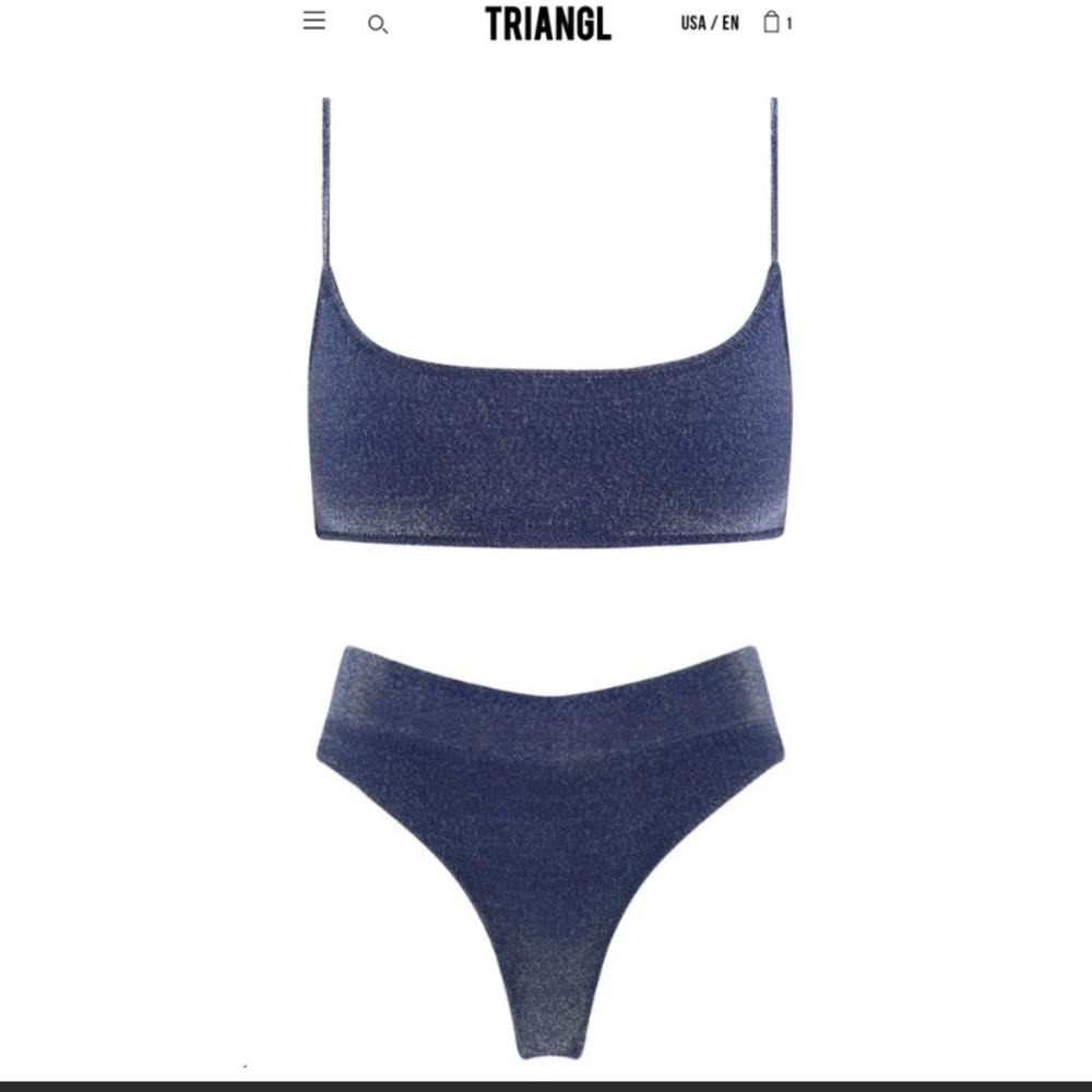 Triangl Kate Riverside Sparkle bikini set